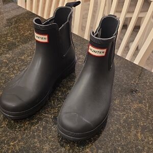 Hunter Women's Classic Black Rain Boots 10 NEW WITHOUT BOX